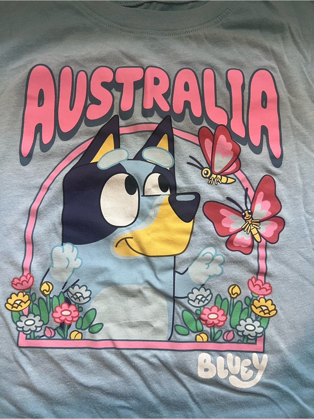 Bluey T-shirt- Like New! Only worn 3x - Picture 3 of 4
